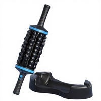 Martillo de Masaje 4 en 1 M Todo para Masaje Corporal en Brazos, Abdomen, Muslos, Espalda y Pies con 5 Niveles de Velocidad, Control de Tiempo y Potencia de 28W