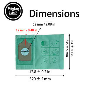 Accesorios para Aspiradoras, Bolsas de Papel Desechables de Alta Eficiencia y Ecológicas, Compatibles con Aspiradoras Numatic <span class=keywords><strong>Henry</strong></span> <span class=keywords><strong>James</strong></span> para el Hogar, Auto y RV - Product Image 2