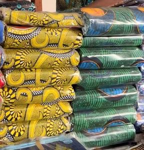 <span class=keywords><strong>Pagne</strong></span> Original 100 % Coton Super Brillant Wax, Grand Super Wax Or, Tissu Africain, Wax Hollandais, Tissu d'Habillement - Product Image 3