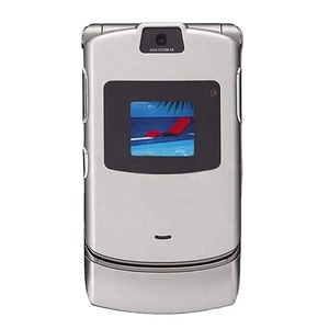 Spedizione gratuita migliore vendita sbloccata GSM classica Flip Cell a buon mercato semplice telefono cellulare V3 - Product Image 5