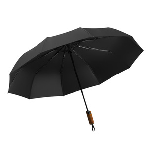 <span class=keywords><strong>Parapluie</strong></span> <span class=keywords><strong>de</strong></span> soleil et <span class=keywords><strong>de</strong></span> pluie <span class=keywords><strong>haut</strong></span> <span class=keywords><strong>de</strong></span> <span class=keywords><strong>gamme</strong></span> simple pour hommes d'affaires avec poignée en bois rétro automatique - Product Image 5