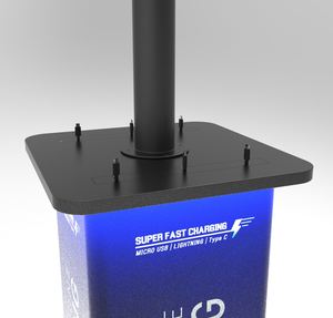 Y2 Power COE 2 最畅销移动充电站，带广告显示屏，户外展示架，快速充电器，2025年 - Product Image 6