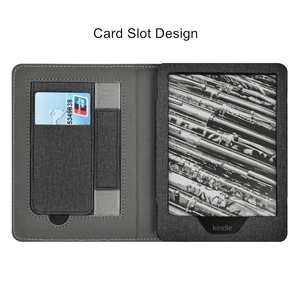 Funda para <span class=keywords><strong>Kindle</strong></span> Paperwhite 12.ª generación 2024 de 7 pulgadas con correa de mano, ranura para tarjetas, soporte plegable, cubierta de cuero PU para <span class=keywords><strong>Kindle</strong></span> Paperwhite 6 5 4 3 2 - Product Image 4