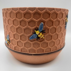 Nouveau design nid d'abeille décoratif en céramique <span class=keywords><strong>jardin</strong></span> pot de fleur résine terre cuite jardinière pots pour la décoration intérieure - Product Image 6