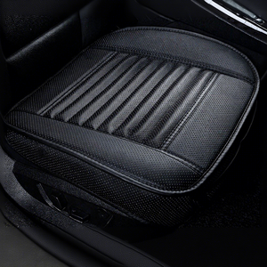 シフト防止設計、通気性、迅速な取り付け、本革製オートシートカバー、背もたれなし、3セット、ほとんどの車種に対応 - Product Image 3