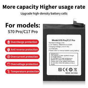 मूल 3.8v 3900mah <span class=keywords><strong>s70</strong></span> प्रो बैटरी के लिए 7 प्रो मोबाइल फोन बाहरी डिजिटल लिथियम बैटरी 3900 माह क्षमता स्टॉक - Product Image 4