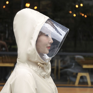Veste de pluie élégante pour une personne imperméable pour femmes imperméable pour adulte veste coupe-vent de prévention de la pluie lourde pour la randonnée et le voyage - Product Image 4
