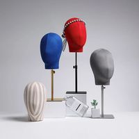 Présentoir de Tête de Mannequin pour Bandeaux, Chapeaux et Perruques