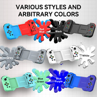 Control de Juego Extensible D5 de Alta Calidad, Mando Multicolor para Teléfono Móvil Android/IOS con Conexión BT
