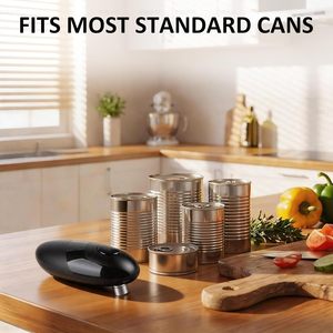Abrelatas Eléctrico Automático de un Toque, Herramienta para Abrir Latas de Cocina - Product Image 6