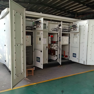 Transformateur de distribution métallique compact YBW pour extérieur, équipement électrique mobile, tension d'entrée 50/60Hz - Product Image 1
