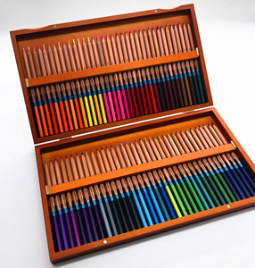 Deli — Kit de crayon coloré professionnel de haute qualité, fournitures d'art, boîte en bois, 72 couleurs pour enfants - Product Image 3