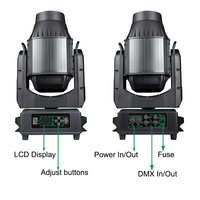 Igracelite IP66 Wasserdichtes LED Moving Head Light 580W BSW 3in1 Beam Spot Wash CMY Bühnenlicht mit unbegrenzter Schwenkrotation
