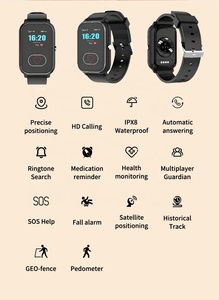 FA96S 4G GPS Positioning Smart Watch for Men Elders Waterproof SOS Call Fall Alarm Health Monitor & Multi-Band Positioning - Product Image 6