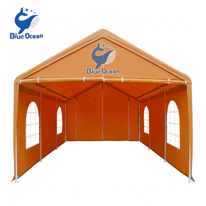 Abri de voiture robuste 10x20 pieds |   Abri de rangement extérieur imperméable, tente de <span class=keywords><strong>garage</strong></span> |   Tente de réception commerciale avec fenêtres - Product Image 2