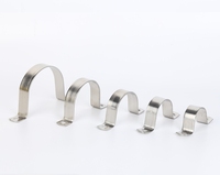 Colliers en U en acier inoxydable SS304, plage de serrage 5 mm-200 mm, pour sangle de conduit, tube en PVC, tuyau en acier, mesures en système métrique
