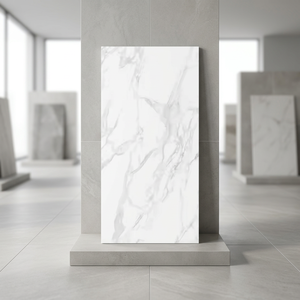 Lava Statuario 800x1600mm Glossy Porcelain Ceramic Wall and Floor Tiles Statuario Marble Effect - Product Image 1