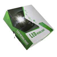Boîte à lumière LED ondulée de couleur neutre de fabricant, boîte d'emballage de ceinture lumineuse, boîte à lumière décorative de voiture