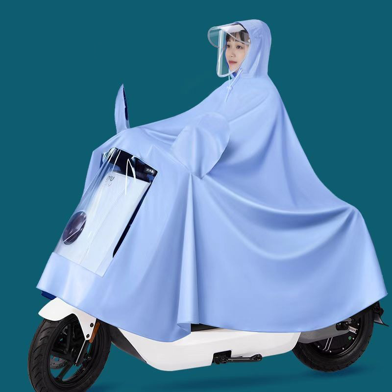 Bleu avec couvercle miroir