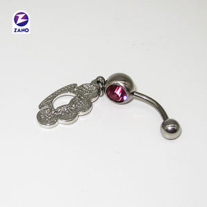 Bijoux en acier inoxydable Bijoux en acier en laiton avec anneau de ventre pour piercing corporel Présentoir à bijoux - Product Image 6