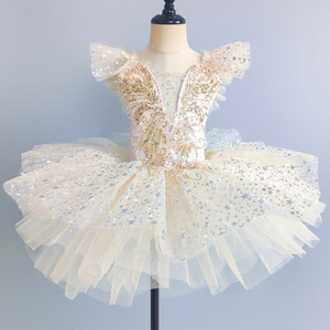 Vestido <span class=keywords><strong>de</strong></span> Princesa para Niñas, Falda <span class=keywords><strong>de</strong></span> Tul con Lentejuelas para <span class=keywords><strong>el</strong></span> Día <span class=keywords><strong>de</strong></span> Año Nuevo, Actuación del 1 <span class=keywords><strong>de</strong></span> Junio, <span class=keywords><strong>Baile</strong></span> <span class=keywords><strong>de</strong></span> Ballet, 100% Poliéster - Product Image 2