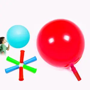 Balloon Blowing nozzle lung capacity exerciser for the elderly and children Balloon Valve For inflating