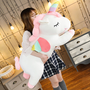 Hot Selling Cute Unicorn <strong>Rainbow</strong> <strong>Horse</strong> Plush Toy for Kids PP Cotton Perfect Birthday Gift for Girls Includes Clip-on Leg Unicorn - Product Image 2