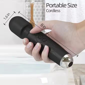 Bestmoon AV Wand Mini <span class=keywords><strong>Massage</strong></span> gerät USB Wiederauf ladbare <span class=keywords><strong>Massage</strong></span> Silikon Vibrator Weibliches Sexspielzeug Klitoris Vibrator für Frauen - Product Image 4