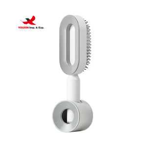Brosse à cheveux ABS à nettoyage automatique à un clic, avec support, prix de gros bas, pour femmes - Product Image 1