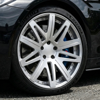 Nouvelles jantes en alliage d'aluminium forgé chromées pour SUV tout-terrain, sur mesure, 18-22 pouces, 5x112 5x114.3 5x120, vente chaude, modification, course