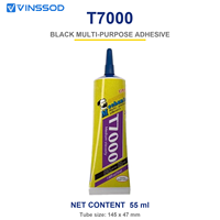 Colle multi-usages MECHANIC T7000, adhésif scellant à viscosité moyenne, imperméable, pour réparation d'écran de téléphone, 15ml 55ml 110ml