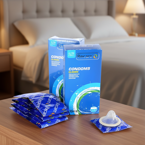 <span class=keywords><strong>Caja</strong></span> <span class=keywords><strong>de</strong></span> Cartón Corrugado Reciclable con Acabado en Relieve para <span class=keywords><strong>Condones</strong></span>, Empaque Exclusivo para <span class=keywords><strong>Condones</strong></span> <span class=keywords><strong>Femeninos</strong></span> - Product Image 1