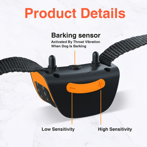 Collier anti-aboiement automatique rechargeable, dispositif d'entraînement pour chiens avec ajustement personnalisé pour animaux de compagnie - Product Image 5