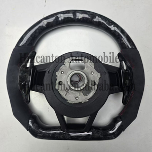 พวงมาลัยคาร์บอนไฟเบอร์อัลคันทาร่าแบบ LED รุ่นใหม่ล่าสุดสำหรับรถยนต์ Audi B9 B8 C8 A4 A6 A7 R8 TT RS A8 Q7 - Product Image 2