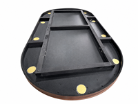 Table de jeu de poker 2-en-1 en MDF, PVC et métal, moderne, non toxique, écologique, pour casino et club, vente en gros directe usine