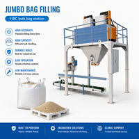 Machine d'emballage automatique de sacs jumbo, 10 à 20 sacs par heure, machine de pesage pour le remplissage en vrac d'engrais, capteur de précision