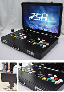 <span class=keywords><strong>Console</strong></span> di Gioco <span class=keywords><strong>Arcade</strong></span> Portatile Pieghevole con Doppio Joystick da 24 Pollici, 128G, Macchina All-in-One per Combattimenti - Product Image 4