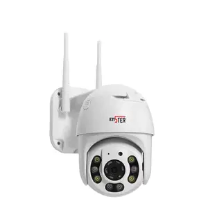 ENSTER-cámara de seguridad con detección de movimiento, lente fija de Audio bidireccional, inalámbrica, WiFi, 2.0MP, CamHi, para el hogar