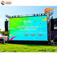 Sistema completo llave en mano de 4m X 3M P2.6 P2.9 P3.91 Ledwall 500mm x 1000mm Led Billboard telón de fondo interior al aire libre pantalla LED
