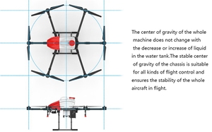 <span class=keywords><strong>Drone</strong></span> télécommandé F616 à grande capacité de charge, 6 axes, hybride électrique-huile, avec réservoir de pulvérisation de 16 L et capacité de 16 kg pour la protection des plantes - Product Image 6