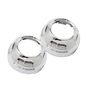 TAOCHIS YT-3.0Shroud-<span class=keywords><strong>32</strong></span> 3.0 <span class=keywords><strong>pouces</strong></span> Bi xénon led projecteur lentille carénage couleur chrome sans trous pour HELLA 3R <span class=keywords><strong>G5</strong></span> Koito Q5 - Product Image 1