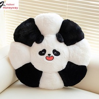 Coussin de chaise en peluche brodé Panda, coussin de siège et coussin de canapé - pour le soulagement du stress, cadeau d'anniversaire ou de déménagement