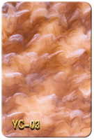 Panneau acrylique PMMA de haute qualité, écologique, asymétrique, à motifs colorés UV, 3 mm, taille personnalisable, découpe, décoration d'hôtel