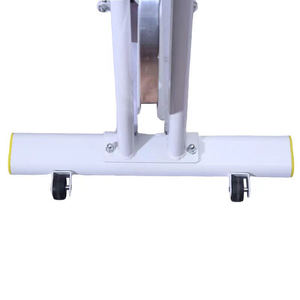 Tableau blanc double face à cadre en alliage d'aluminium, certifié, avec support mobile, roulettes verrouillables et effaçable à sec magnétique pour - Product Image 2