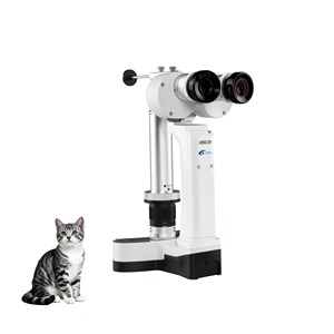 Lámpara de Hendidura Digital LED Portátil Veterinaria – Microscopio Manual para Exámenes Oftálmicos - Product Image 1