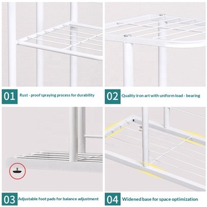 Metall-Pflanzenständer mit Mehrfach-Blumentopfhalter, Innen- und Außen-Pflanzenregal für Garten, Wohnzimmer, Balkon - Product Image 3
