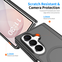 Coque de protection magnétique antichoc de luxe mate à charnière, toucher doux personnalisé pour Samsung Z Fold 8 Ultra 7, vente en gros