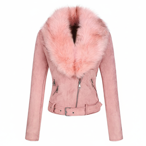 Cómoda chaqueta de cuero al mejor precio, chaqueta de cuero para mujer, chaqueta de cuero teñida Lisa a la venta - Product Image 1
