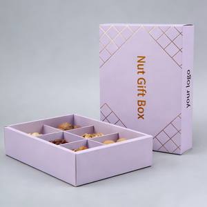 Caja de Regalo de Frutos Secos Variados al por Mayor, Caja de Regalo de Alimentos Secos con Separadores, Caja de Alimentos de Lujo con Cierre Magnético - Product Image 4