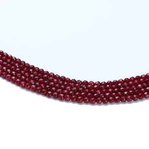 WENCHI Cuentas de Piedras Preciosas Rojas Marrones con Corte Brillante para Joyería, 8mm, Diámetro del Agujero de 1mm, Material Mineral, Accesorios Decorativos, Modelo - Product Image 5